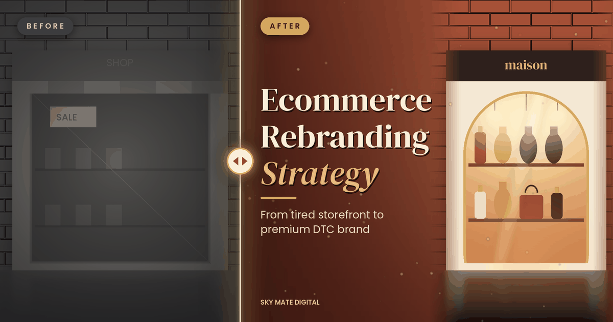 Ecommerce Rebranding Strategy: Step-by-Step Architecture for DTC and B2B Brands — cover illustration