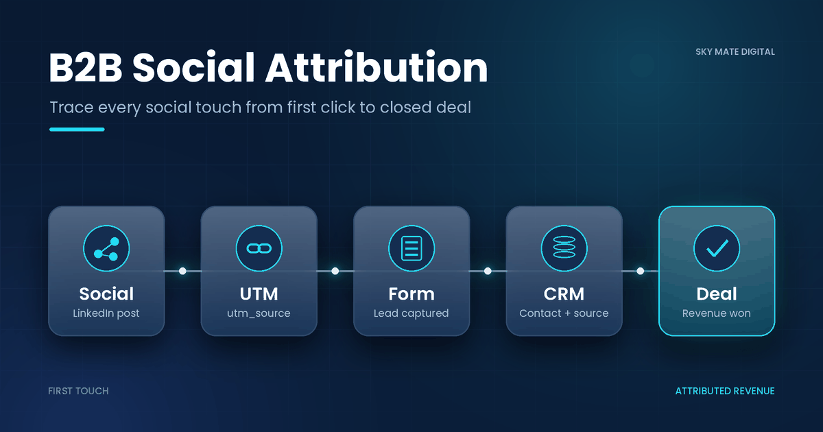 B2B Social Media Attribution: A Step-by-Step Measurement Framework — cover illustration
